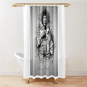 The String Maestro Guitarist Legends 0005 Poster Shower Curtain