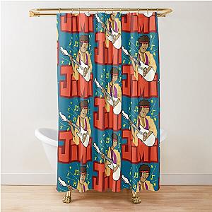 Jimi (1) Shower Curtain