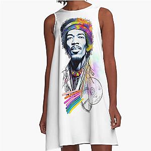 Hendrix in Sketch A-Line Dress