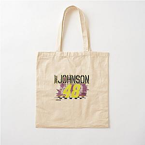 Jimmie Johnson Dust Storm Cotton Tote Bag