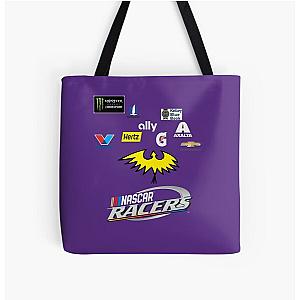 Jimmie Johnson NASCAR Racers Spitfire Uniform Tee All Over Print Tote Bag