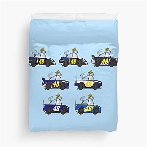 NASCAR Jimmie Johnson 7-Time Champion Duvet Cover