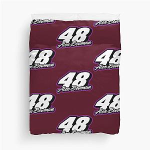 Alex Bowman Hack NASCAR 48 Car Logo Duvet Cover