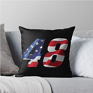 Jimmie Johnson USA 48 Throw Pillow
