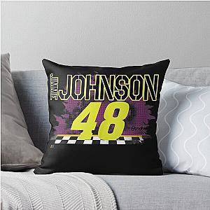 Jimmie Johnson Dust Storm Throw Pillow
