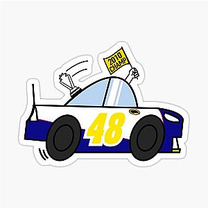 Nascar Jimmie Johnson 2010 Champion Sticker