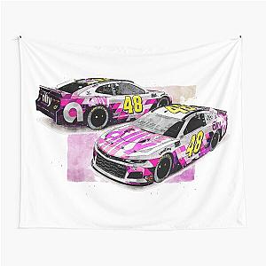 Jimmie Johnson 2020 NASCAR Cup Series Finale Car Tapestry