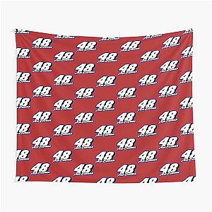 Alex Bowman Hack NASCAR Jimmie Johnson Bowman Racing Car Logo Larson 2021 48 Tapestry