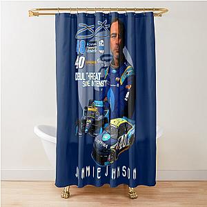 Jimmie Johnson Duel Threat 2021 Shower Curtain