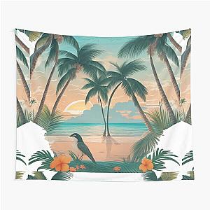 Tropical Beauty Dedication to The King of Tropical Rock Jimmy Buffett Tapestry