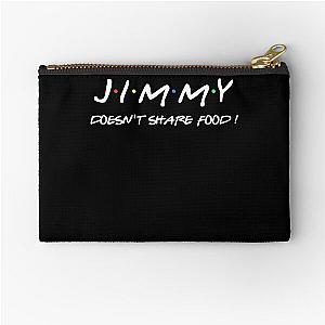 Jimmy doesn't share food  Zipper Pouch