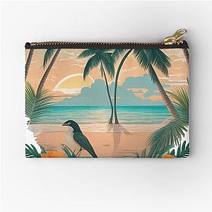 Tropical Beauty Dedication to The King of Tropical Rock Jimmy Buffett Zipper Pouch