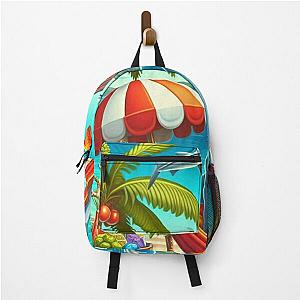 Volcanic eruption in Jimmy Buffett country Backpack