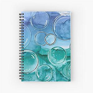 Ocean Bubbles to Honor Jimmy Buffett "Bubbles Up" Spiral Notebook