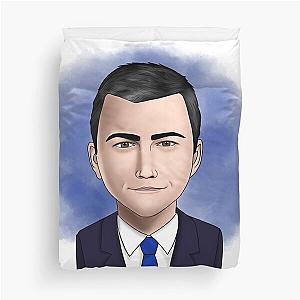 Jimmy Kimmel Caricature Duvet Cover