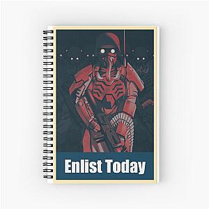 Jin-Roh Propaganda Poster Spiral Notebook