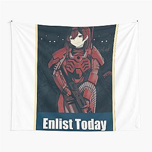 Jericho - Jin-Roh - Propaganda Poster  Tapestry