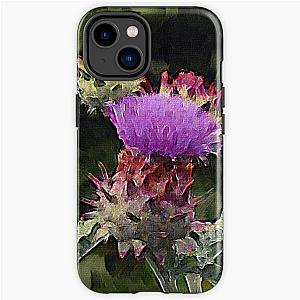 Artichoke Flower Painting iPhone Tough Case RB0301