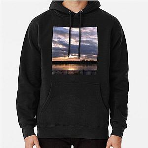 Sunset Piercing Clouds Over Lake Hiawatha  Pullover Hoodie RB0301