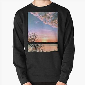 Clearing Cloud Front at Sunset Over Lake Pullover Sweatshirt RB0301