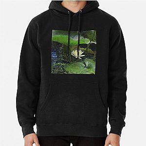 Water Lily Sheltered by its Own Leaves Pullover Hoodie RB0301