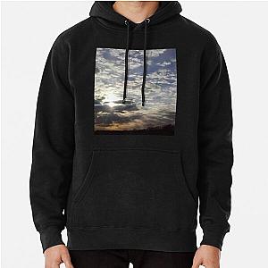 Setting Sun Illuminating Clouds Over Lake Hiawatha  Pullover Hoodie RB0301