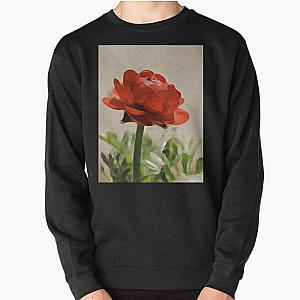 Glorious Red Ranunculus Pullover Sweatshirt RB0301