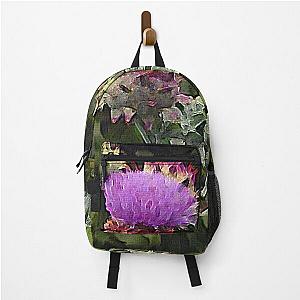 Artichoke Flower Painting Backpack RB0301