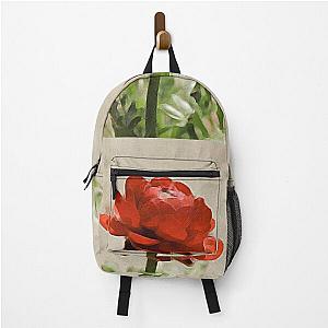 Glorious Red Ranunculus Backpack RB0301