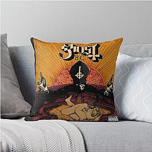 Dark Skull Chapel Song Throw Pillow RB0301