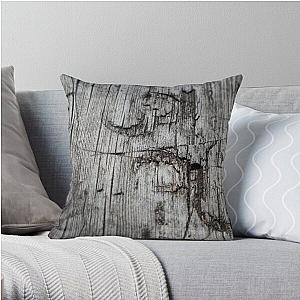 Weathered Board Inscribed Throw Pillow RB0301