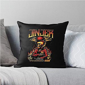 fire membra skull 3  jinjer high best sell Tshirt trending  Throw Pillow RB0301