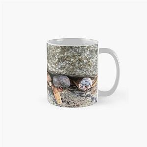 Pebbles and Seeds in a Crevasse Between Two Rocks Classic Mug RB0301