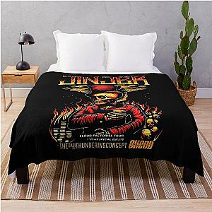 fire membra skull 3  jinjer high best sell Tshirt trending  Throw Blanket RB0301