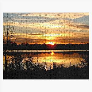 Serene Sunset over Lake Hiawatha  Jigsaw Puzzle RB0301