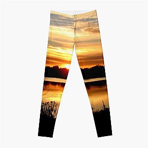 Serene Sunset over Lake Hiawatha  Leggings RB0301