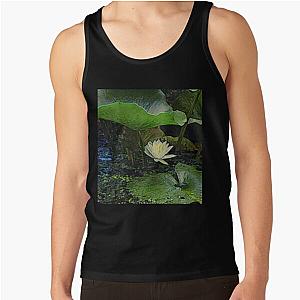 Water Lily Sheltered by its Own Leaves Tank Top RB0301