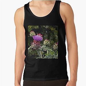 Artichoke Flower Painting Tank Top RB0301