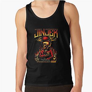 fire membra skull 3  jinjer high best sell Tshirt trending  Tank Top RB0301