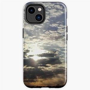 Setting Sun Illuminating Clouds Over Lake Hiawatha  iPhone Tough Case RB0301