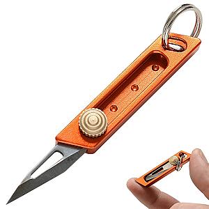 Seft Defense Keychain – Portable Retractable Tool Outdoor Survive Stainless Steel EDC Pocket Knife Mini Keychain