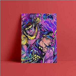 JoJo's Bizarre Adventure - Jotaro Kujo x Star Platinum Wall Art