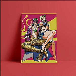 JoJo's Bizarre Adventure - Jotaro Kujo And Jolyne Cujoh Wall Art