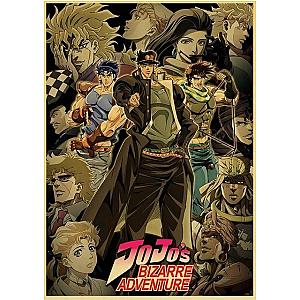 JoJo's Bizarre Adventure - Main JoJo's Characters Poster