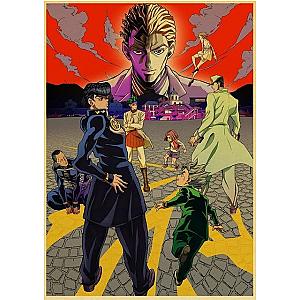 JoJo's Bizarre Adventure  Diamond is Unbreakable Main Characters Poster