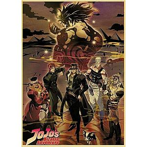 JoJo's Bizarre Adventure - Stardust Crusaders Main Characters Poster