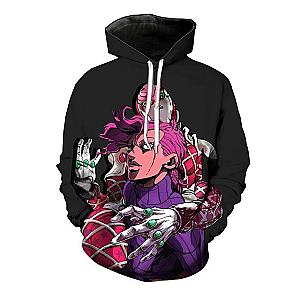 JoJo's Bizarre Adventure  Diavolo x King Crimson Stylish Hoodie