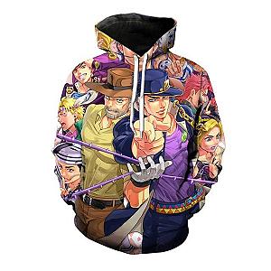 JoJo's Bizarre Adventure  Main Characters Hoodie