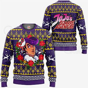 JoJo's Bizarre Adventure Josuke Higashikata Ugly Christmas Sweater