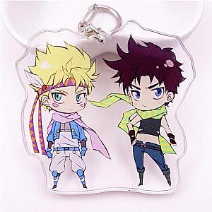 JoJo's Bizarre Adventure - Joseph Joestar x Caesar Zeppeli Chibi Keychain